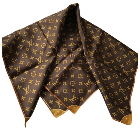 louis vuitton silk scarf vintage